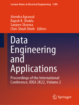 cover image of Data Engineering and Applications